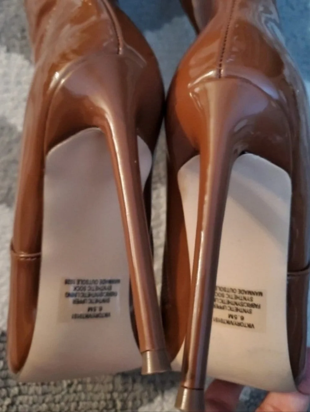 Steve Madden Chestnut Brown Over-the-Knee Stiletto Boots